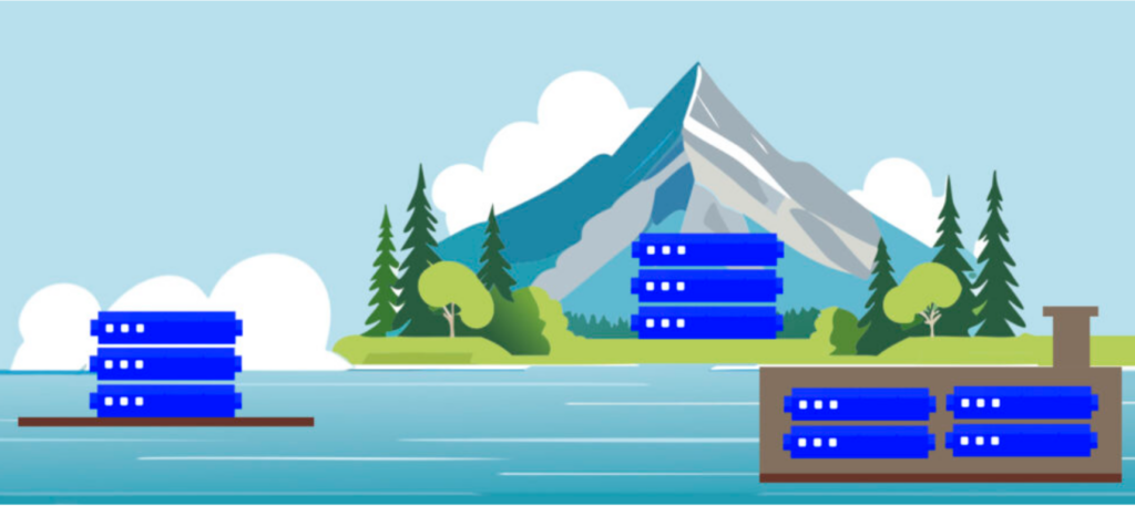 Data centers classification, location on the ground