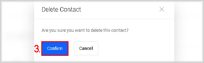 Deleting Account Confirmtion